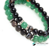 TCC™ Natural Sulemani Hakik & Green Aventurine Stone bracelet